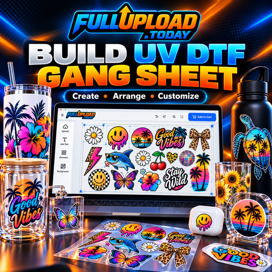 Build UV DTF Gang Sheet Online
