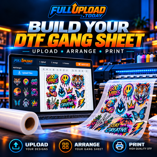 Build Your DTF Gang Sheet Online