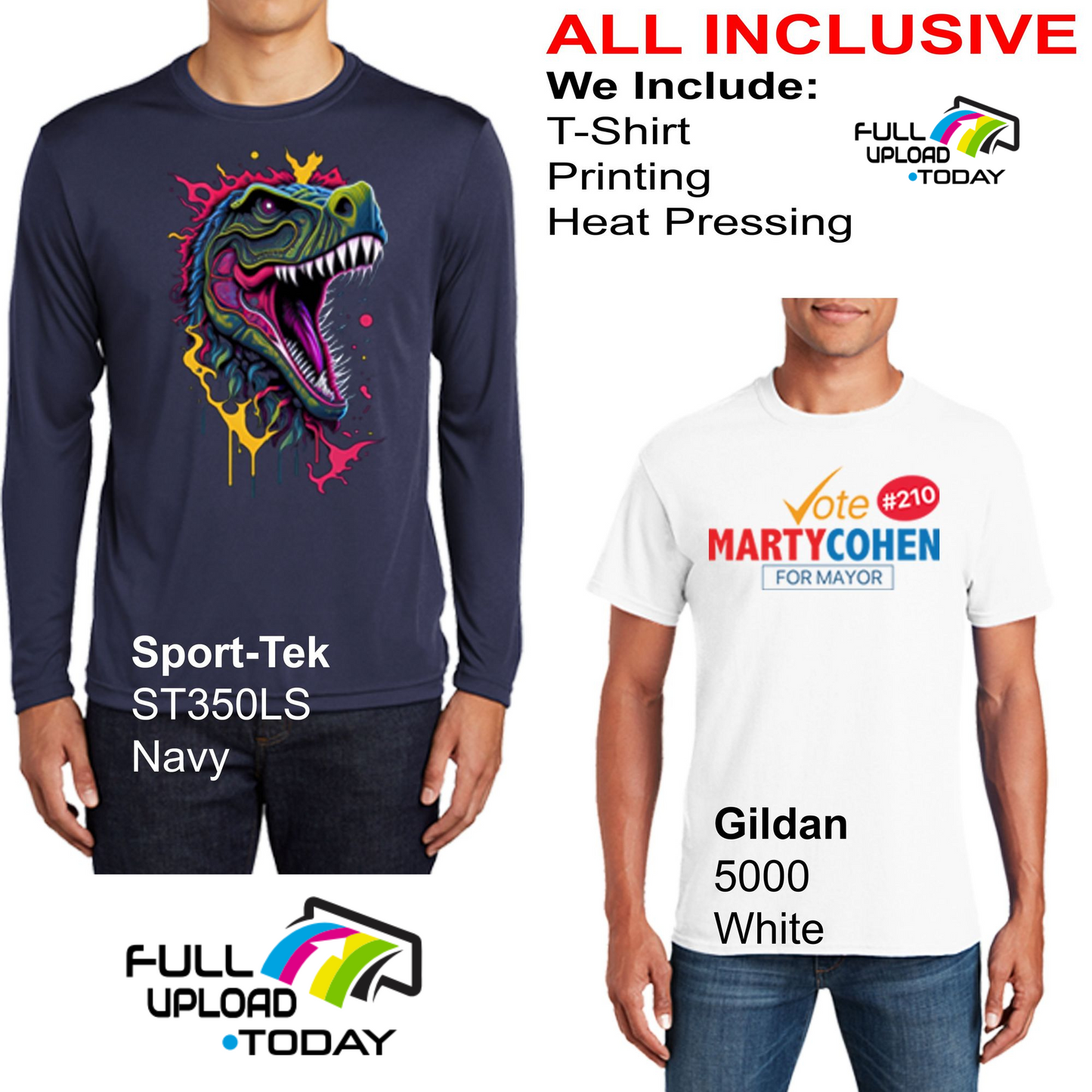 T-Shirts - Full Service/All Inclusive