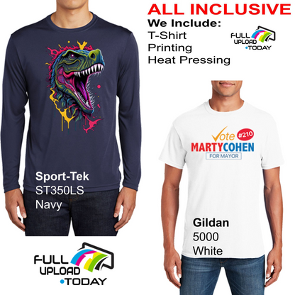 T-Shirts - Full Service/All Inclusive