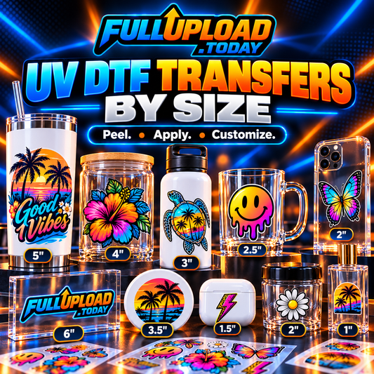 UV DTF Transfers By Size