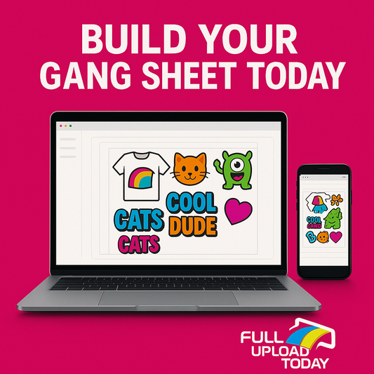 Build Your DTF Gang Sheet Online